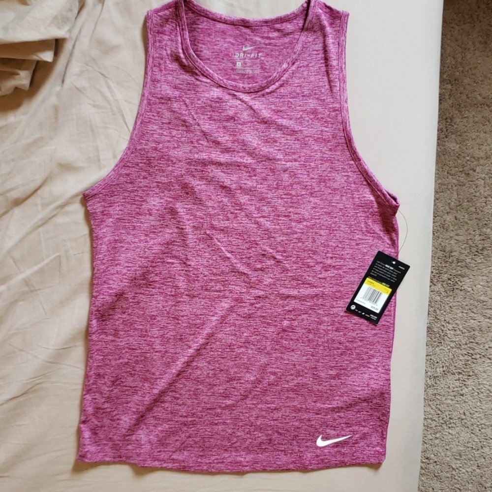 NWT Nike Women's Dry Tomboy Cross-Dye Tank Top